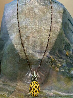 Chloe + Isabel Copacabana Pineapple Pendant Necklace